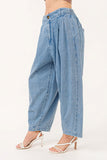 “And The Why” Pleated Baggy Jeans