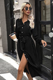 Button Up Collared Dress