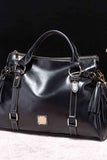 Hermosa Leather Handbag with Tassels