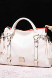 Hermosa Leather Handbag with Tassels